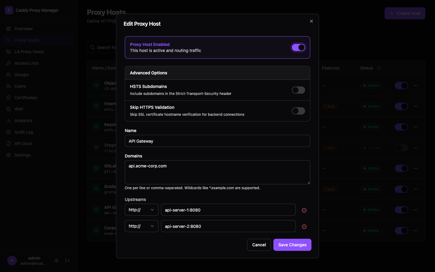 Proxy Editor